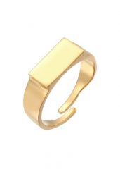 Elli Damski Sygnet Geo otwarty regulowany wykonany ze srebra próby 925 Sterling Silver Pierścionki 1 ct. Szare pierścionki Elli, srebrne. Za 248.99 zł.