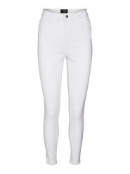 Vero Moda Dżinsy "Vmsophia" - Slim fit - w kolorze białym rozmiar: XS/L30. Białe jeansy Vero Moda, l, z aplikacjami. Za 57.06 zł.