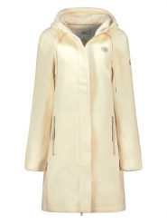 Geographical Norway Płaszcz polarowy "Tartine" w kolorze kremowym rozmiar: S. Brązowe płaszcze Geographical Norway, s, bez wzorów, z polaru, bez kaptura. Za 156.61 zł.