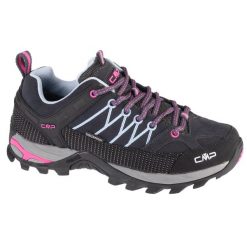 Buty trekkingowe damskie CMP Rigel Low. Czarne trekkingi CMP, z materiału, trekkingowe. Za 379.99 zł.