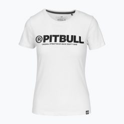 Koszulka damska Pitbull R. Białe koszulki sportowe PITBULL, bez wzorów, bez ramiączek. Za 79.99 zł.