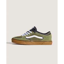 Buty VANS VN000SF4EMB1 Zielony. Białe trekkingi Vans, z materiału, trekkingowe. Za 283.99 zł.