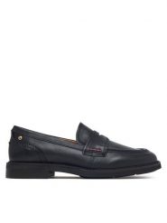 Pikolinos Lordsy Deva W2L-3959 Czarny. Czarne lordsy Pikolinos, bez wzorów, ze skóry, bez obcasa, bez zapięcia. Za 649.99 zł.