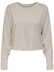 ONLY Bluza w kolorze beżowym rozmiar: L. Brązowe bluzy Only, l, bez wzorów, bez kaptura. Za 105.95 zł.