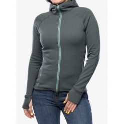 Bluza rozpinana damska Houdini Power Houdi. Zielone bluzy Houdini, na zimę, m, bez wzorów, bez kaptura. Za 671.99 zł.