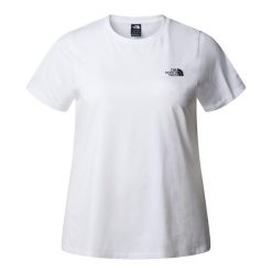 The North Face Koszulka S/S Simple Dome Nf0A89Knfn4. Białe koszulki sportowe The North Face, bez wzorów, bez ramiączek. Za 91.99 zł.