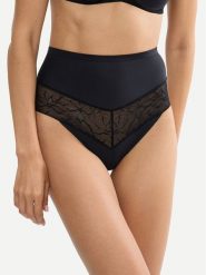 Triumph Stringi Comfort Contour 10226423 Czarny. Czarne stringi Triumph, bez wzorów, z syntetyku. Za 119.99 zł.