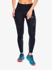 Legginsy biegowe damskie La Sportiva Triumph Tight Pant. Czarne legginsy La Sportiva, s, bez wzorów, z materiału. Za 379.49 zł.