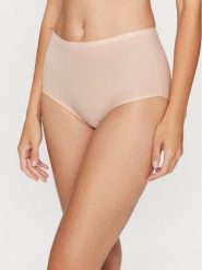 Chantelle Figi klasyczne z wysokim stanem Sofstretch C26470 Beżowy. Brązowe figi Chantelle, bez wzorów, z syntetyku. Za 49.99 zł.