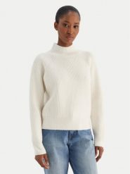 Calvin Klein Jeans Sweter Woolen Stitch LV044D372G Biały Regular Fit. Białe swetry Calvin Klein Jeans, s, bez wzorów, z jeansu, bez ramiączek. Za 469.99 zł.