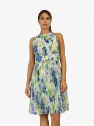 APART Sukienka w kolorze zielono-niebieskim rozmiar: 46. Niebieskie sukienki Apart, bez wzorów, bez kołnierzyka, bez ramiączek, mini. Za 179.22 zł.