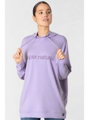 Super.natural Bluza "Feel Good" w kolorze lawendowym rozmiar: M. Różowe bluzy super.natural, m, bez wzorów, z wełny, z kapturem. Za 304.99 zł.