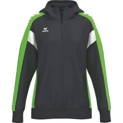 Bluza damska z kapturem Erima Celebrate 125 Training. Czarne bluzy Erima, na jesień, bez wzorów, dziergany, z kapturem. Za 249.60 zł.