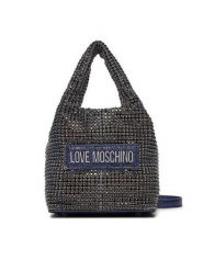 LOVE MOSCHINO Torebka JC4044PP1LLP176A Granatowy. Niebieskie torebki klasyczne Love Moschino, bez wzorów, z tworzywa sztucznego, bez dodatków. Za 549.99 zł.