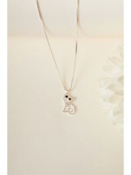 Heliophilia Srebrny naszyjnik z zawieszką - dł. 40 cm rozmiar: onesize. Szare naszyjniki Heliophilia, z cyrkonią, srebrne. Za 72.45 zł.