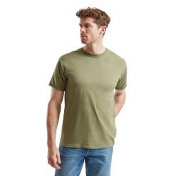 T-shirt Fruit Of The Loom Valueweight Adult Classic Olive. Białe t-shirty FRUIT OF THE LOOM, bez wzorów, z bawełny, bez kołnierzyka, bez ramiączek. Za 150.99 zł.