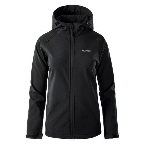 Kurtka damska Softshell Hi-Tec Lady Neti - czarna, Rozmiar M. Czarne kurtki sportowe Hi-tec, l, bez wzorów, z dzianiny. Za 149.99 zł.