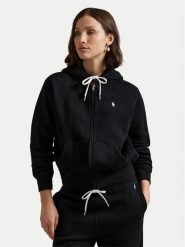Polo Ralph Lauren Bluza 211971699003 Czarny Relaxed Fit. Czarne bluzy Polo Ralph Lauren, s, bez wzorów, bez kaptura. Za 879.99 zł.