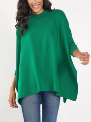 LA Angels Sweter w kolorze zielonym rozmiar: S. Zielone swetry LA Angels, s, bez wzorów, bez ramiączek. Za 113.99 zł.