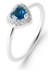 L'Atélier Précieux Srebrny pierścionek z cyrkoniami rozmiar: 54. Szare pierścionki l'Atelier precieux, z cyrkonią, srebrne. Za 126.99 zł.