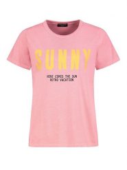 Eight2Nine Koszulka w kolorze jasnoróżowym rozmiar: XS. Różowe bluzki Eight2Nine, xs, bez wzorów, z bawełny, bez kołnierzyka, bez ramiączek. Za 43.99 zł.