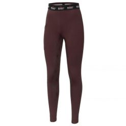 Legginsy do jazdy konnej damskie Start Colchester elastyczne, z pełnym lejem. Brązowe legginsy START, l, bez wzorów. Za 202.99 zł.