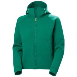 Damska bluza zapinana na zamek Helly Hansen Ocean 2.0. Zielone bluzy Helly Hansen, bez wzorów, bez kaptura. Za 595.50 zł.