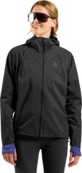 Kurtka przeciwdeszczowa Odlo Jacket X-ALP WATERPROOF PRO. Czarne kurtki narciarskie Odlo, l, bez wzorów, z elastanu, z kapturem, do biegania. Za 892.49 zł.