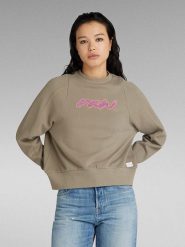 G-Star Bluza w kolorze khaki rozmiar: L. Brązowe bluzy G-Star, l, bez wzorów, z bawełny, bez kaptura. Za 136.78 zł.