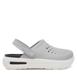 Klapki Crocs. Szare klapki Crocs, bez wzorów, bez obcasa. Za 189.99 zł.