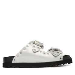 Klapki Scholl. Szare klapki Scholl, bez wzorów, bez obcasa. Za 547.99 zł.