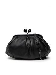 Weekend Max Mara Torebka Prati 55160122600 Czarny. Czarne torebki klasyczne Weekend Max Mara, bez wzorów, ze skóry, bez dodatków. Za 1,199.00 zł.