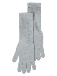 Lanerossi Wełniane rękawiczki "Asia" w kolorze szarym - 31 x 7 cm rozmiar: onesize. Szare rękawiczki Lanerossi, bez wzorów, z wełny. Za 134.85 zł.