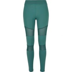 Legginsy damskie Urban Classics tech mesh. Zielone legginsy Urban Classics, bez wzorów, z meshu. Za 124.00 zł.