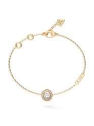 Guess Bransoletka JUBB0466 8JW Złoty. Żółte bransoletki Guess, metalowe. Za 179.99 zł.