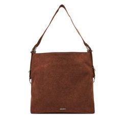Torebka JENNY. Brązowe torebki klasyczne Jenny, bez wzorów, bez dodatków. Za 159.99 zł.