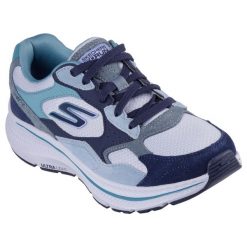 Kapcie SKECHERS GO RUN CONSISTENT 2. Niebieski. Niebieskie obuwie domowe Skechers, bez wzorów, z syntetyku, bez zapięcia. Za 285.99 zł.