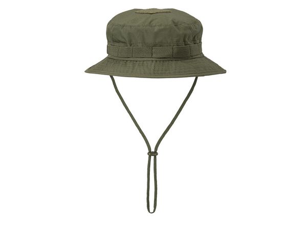 Kapelusz turystyczny olive green. Zielone kapelusze HELIKON-TEX, bez wzorów, z bawełny. Za 55.99 zł.