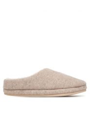 Tommy Hilfiger Kapcie Th House Shoe Flannel FW0FW09699 Beżowy. Brązowe obuwie domowe TOMMY HILFIGER, bez wzorów, bez zapięcia. Za 249.99 zł.