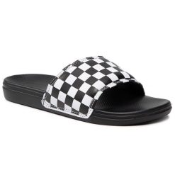 Klapki Vans. Czarne klapki Vans, bez wzorów, bez obcasa. Za 99.99 zł.