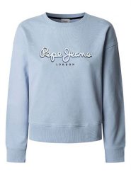 Pepe Jeans Bluza "Maddy" w kolorze błękitnym rozmiar: S. Niebieskie bluzy Pepe Jeans, s, bez wzorów, z bawełny, bez kaptura. Za 171.68 zł.
