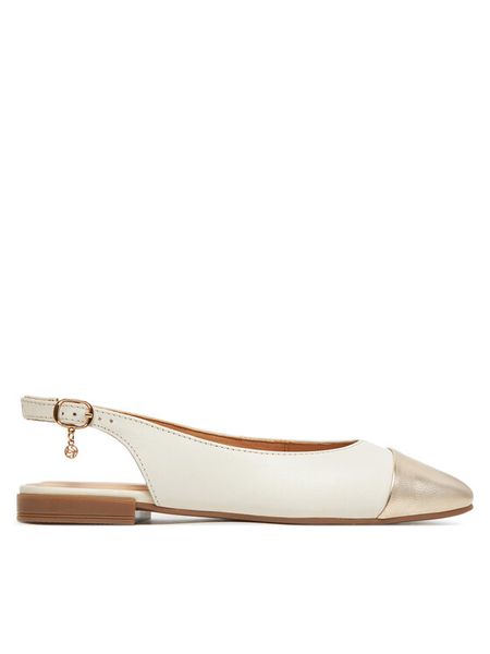 Lasocki Baleriny RST-ROMI-51 Écru. Baleriny Lasocki, bez wzorów, ze skóry, bez obcasa. Za 149.99 zł.