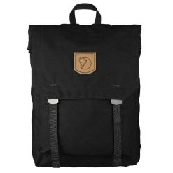 Plecak Fjallraven Foldsack No. 1 - black. Czarne plecaki Fjällräven, bez wzorów. Za 449.00 zł.