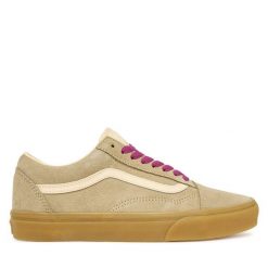 Tenisówki Vans. Brązowe trampki Vans, bez wzorów, bez zapięcia. Za 369.99 zł.