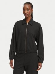 HUGO Bluza Dayane 50557503 Czarny Regular Fit. Czarne bluzy Hugo, m, bez wzorów, z syntetyku, bez kaptura. Za 799.99 zł.