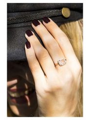 DIAMOND & CO Złoty pierścionek "Quartissime" z diamentami i kwarcem różowym rozmiar: 58. Różowe pierścionki Diamond & Co, z diamentem, złote. Za 1,498.45 zł.