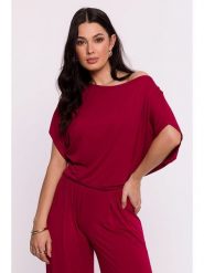 Be Wear Bluzka w kolorze czerwonym rozmiar: XL. Czerwone bluzki Be Wear, xl, bez wzorów, bez kołnierzyka, bez ramiączek. Za 171.68 zł.