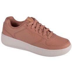 Buty sportowe do chodzenia damskie, Sport Court 2.0 - Core Essential. Brązowe obuwie sportowe Skechers, bez zapięcia, trekkingowe, Skechers Sport. Za 229.99 zł.