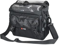 Torba na kierownicę Lifefit MTB czarna. Czarne torby na ramię Erima, bez wzorów, na ramię, bez dodatków. Za 191.99 zł.