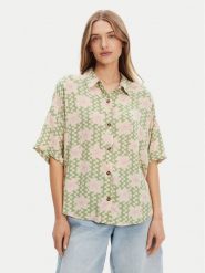 Roxy Koszula Beach Nostalgia ERJWT03665 Zielony Regular Fit. Zielone koszule Roxy, s, bez wzorów, z wiskozy, bez kołnierzyka, bez ramiączek. Za 139.99 zł.